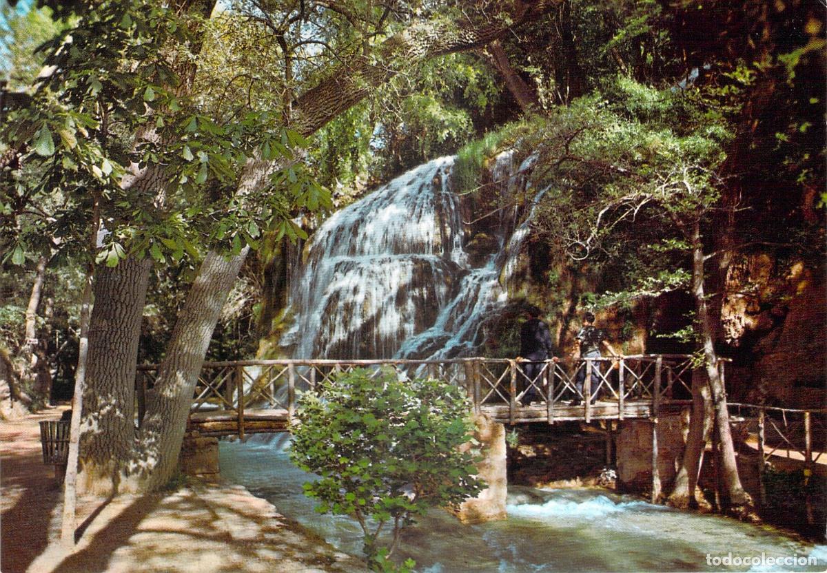 Postales: Postal de la Cascada de El Iris en el Monasterio de Piedra, Zaragoza - Foto 1