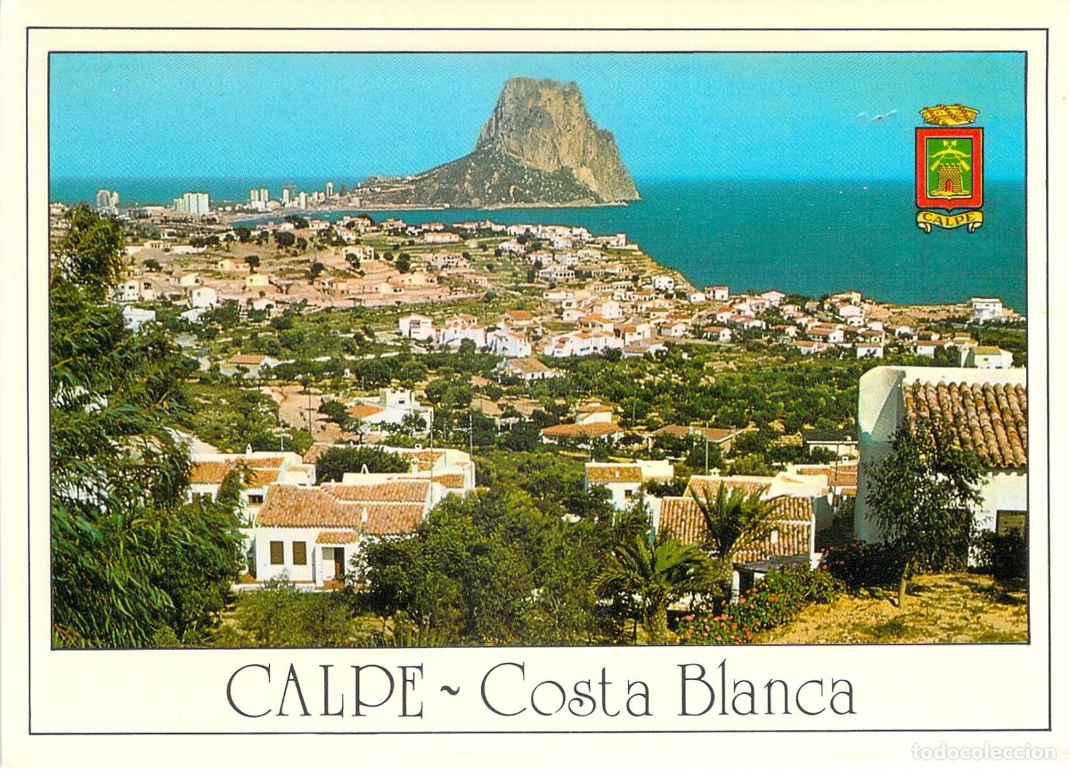 Postales: Postal de la urbanizaci&oacute;n La Canuta en Calpe, Costa Blanca