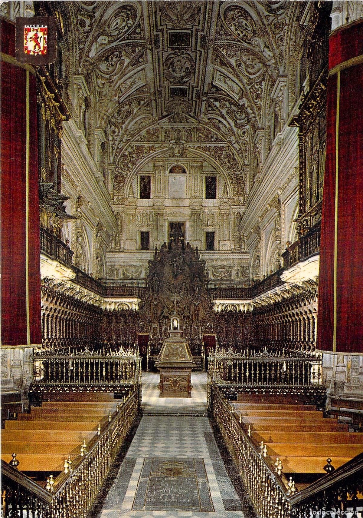 Postales: Postal de la Mezquita-Catedral de C&oacute;rdoba: El Coro