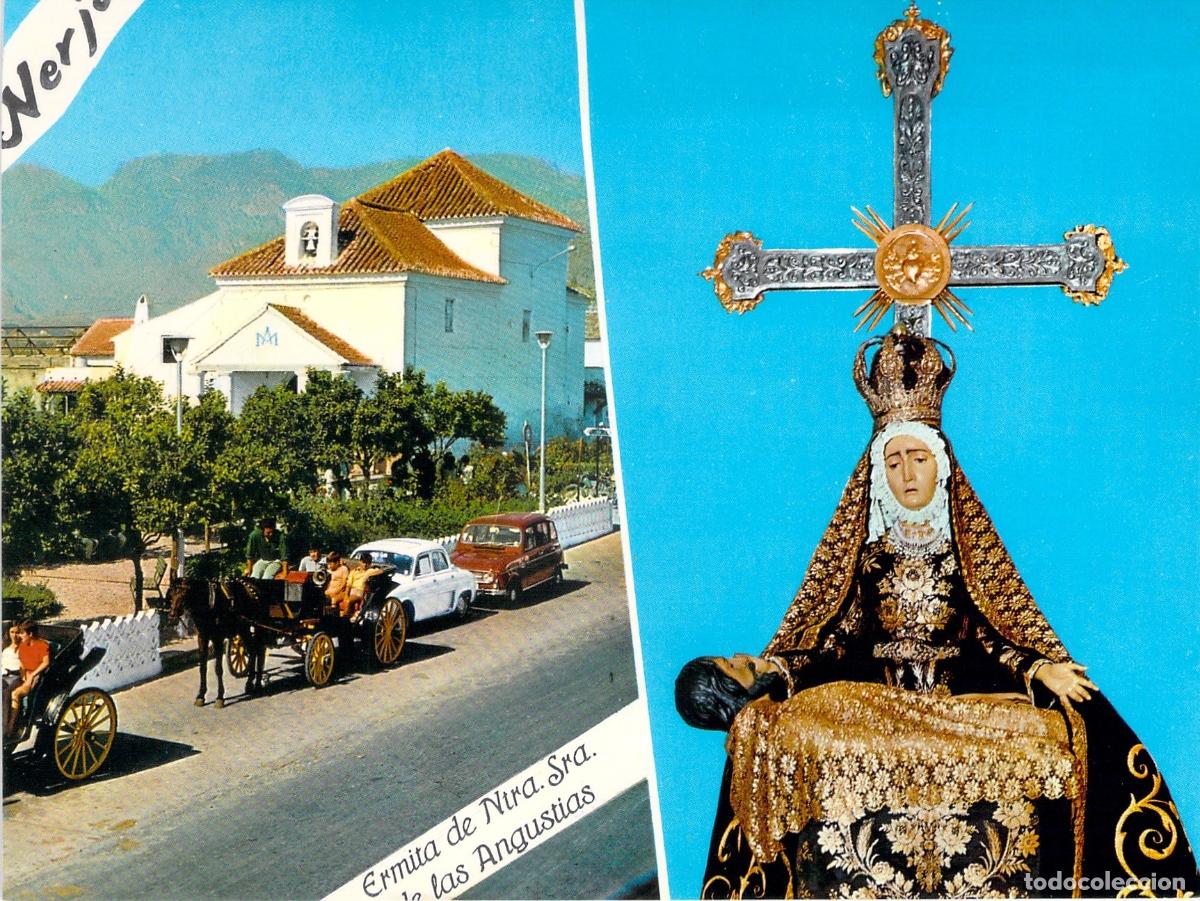 Postales: Postal de la Ermita de Ntra. Sra. de las Angustias en Nerja