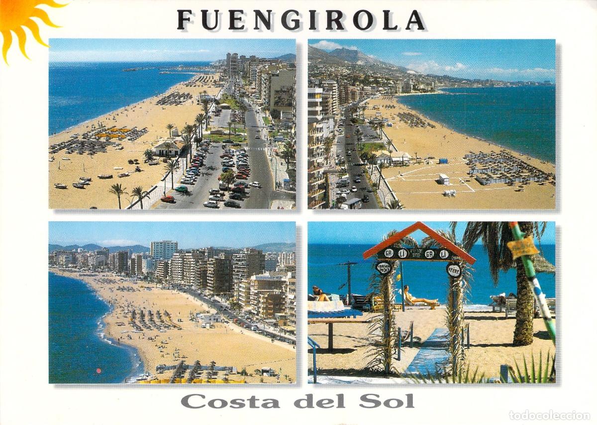 Postales: Postal de Fuengirola Costa del Sol vistas de playas