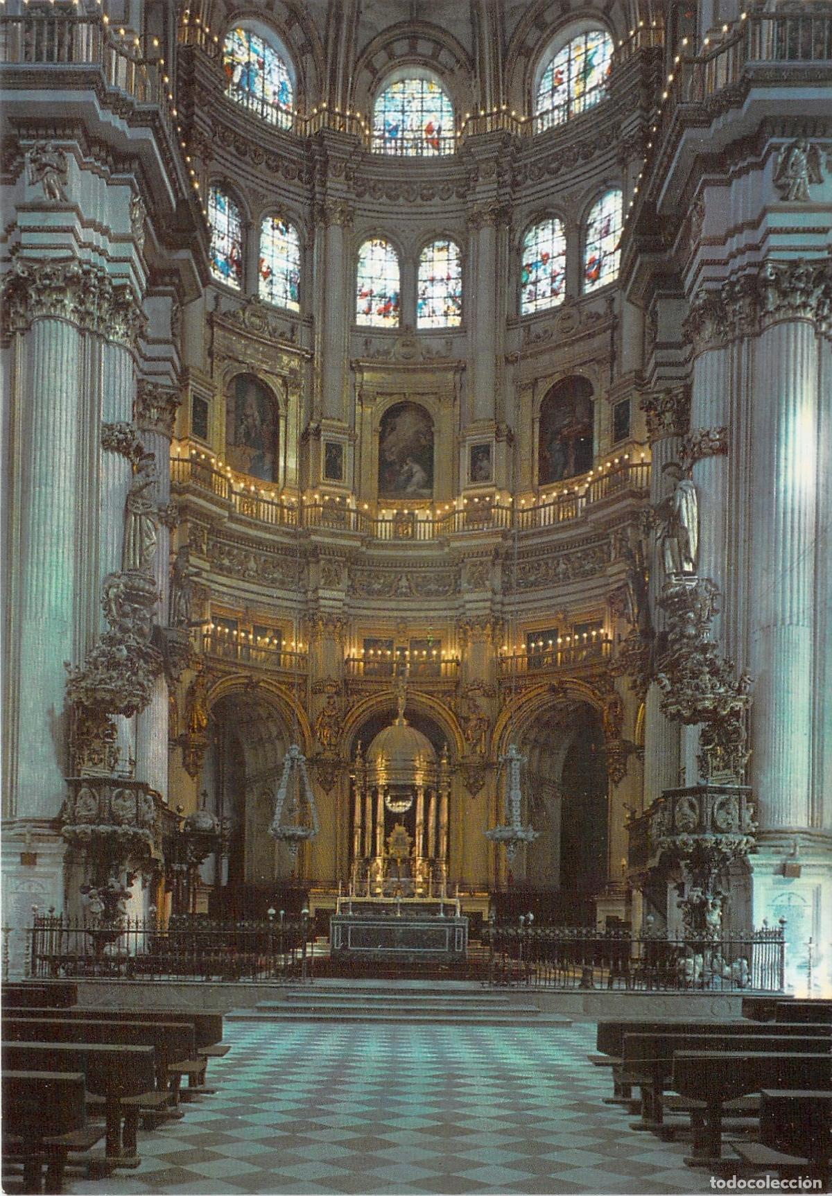 Postales: Postal de la Capilla Mayor de la Catedral de Granada
