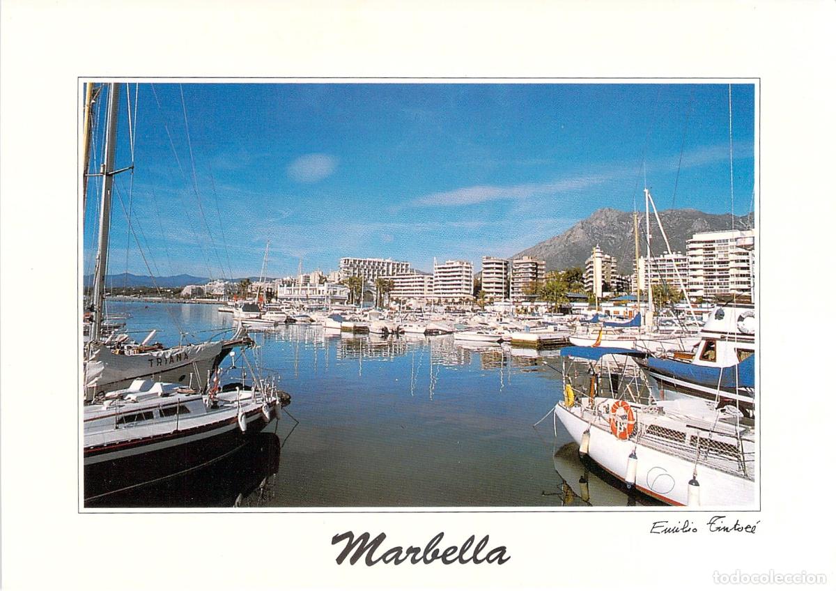 Postales: Postal de Marbella, vista del Puerto Deportivo