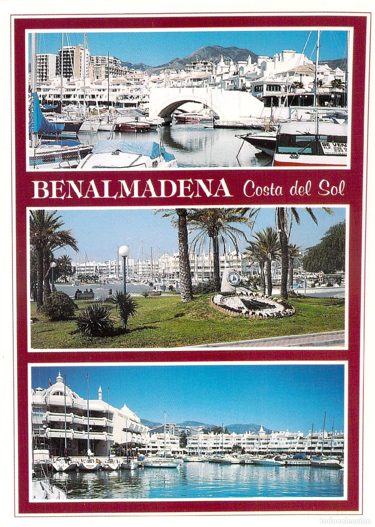 Postales: Postal de Benalm&aacute;dena Costa del Sol Vistas del Puerto Deportivo
