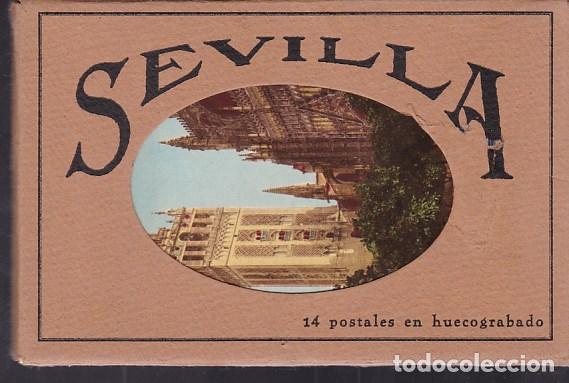 Postales: FC-VE -Carpetilla 14 POSTALES Huecograbado SEVILLA