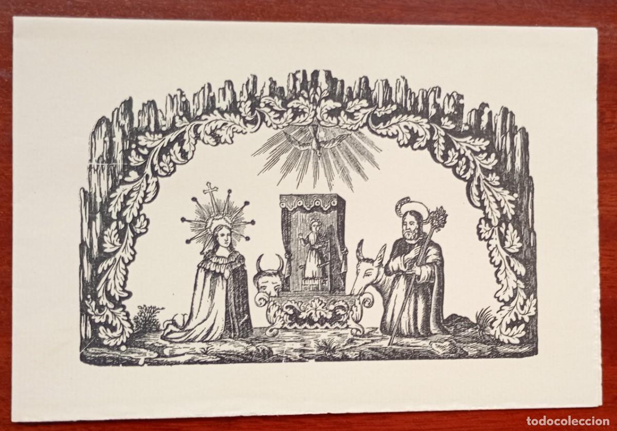Postales: Antigua tarjeta de Navidad 1956 &ndash; Papeles de Son Armadans &ndash; Camilo Jos&eacute; Cela &ndash; Xilograf&iacute;a Guasp