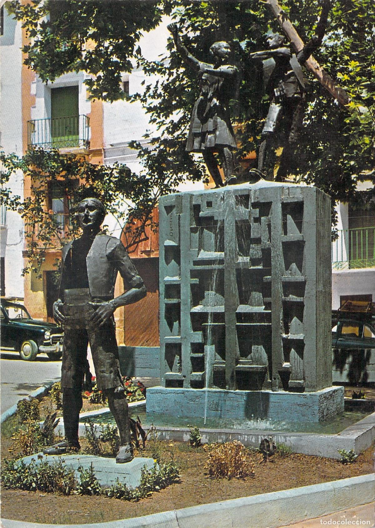 Postales: Postal de Albalate del Arzobispo: Monumento a la Jota