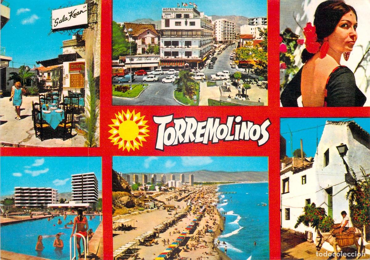 Postales: Postal de Torremolinos Costa del Sol vistas m&uacute;ltiples
