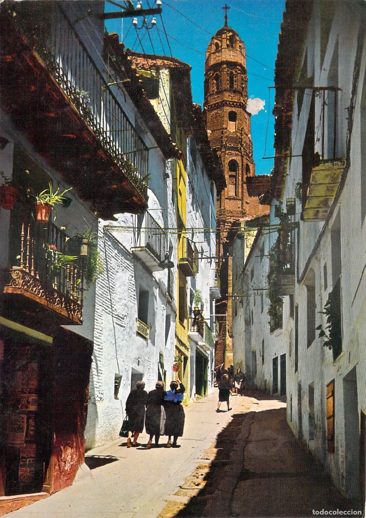 Postales: Postal de Albalate del Arzobispo Teruel Calle Jos&eacute; Rivera y Torre Mud&eacute;jar