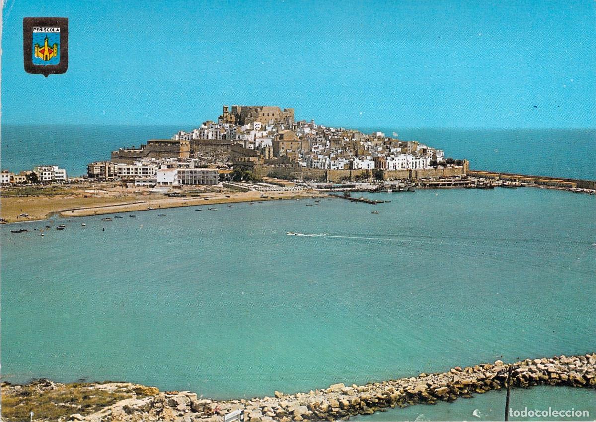 Postales: Postal de Pe&ntilde;&iacute;scola y su Castillo en Castell&oacute;n - Foto 1