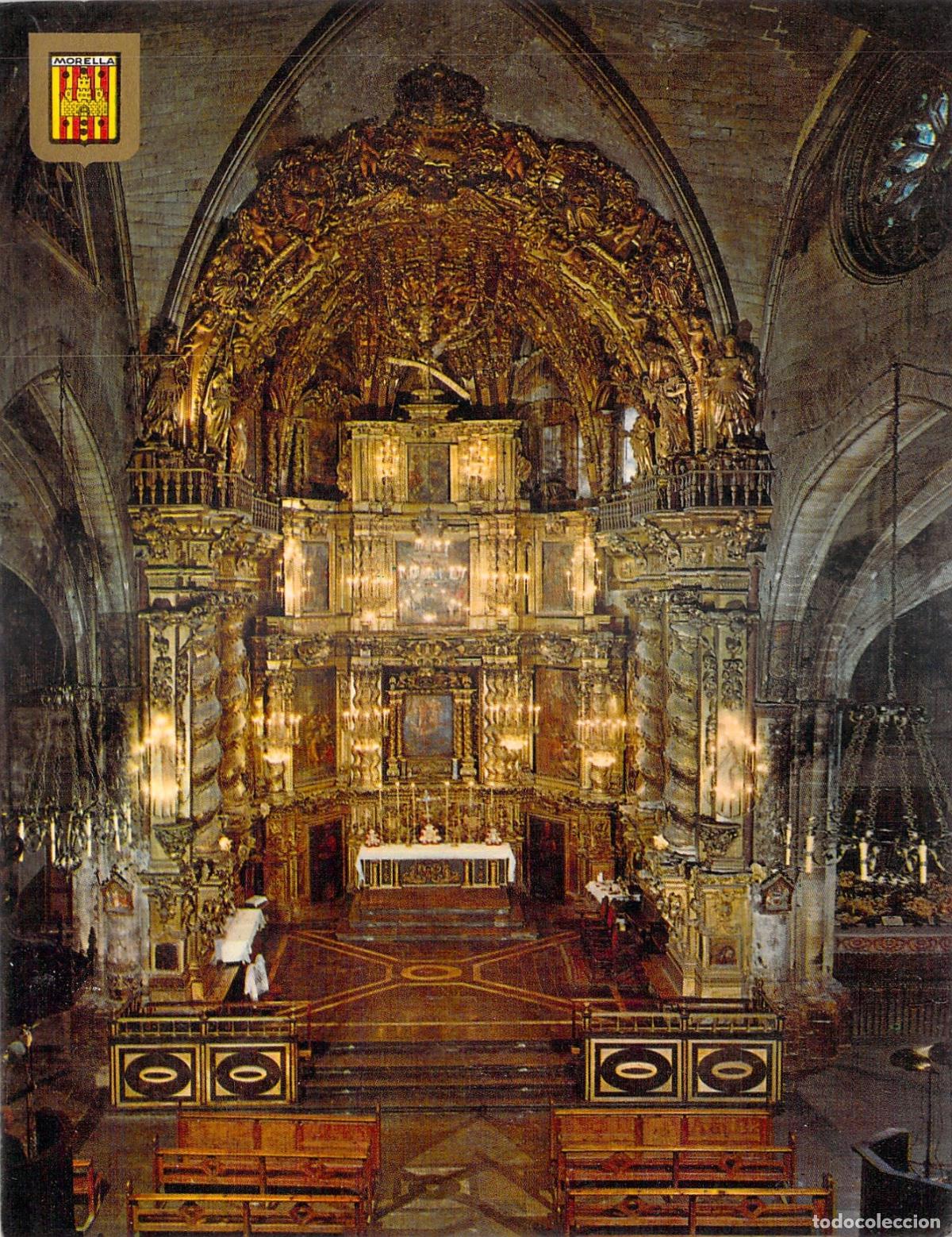 Postales: Postal de la Iglesia Arciprestal en Morella, Castell&oacute;n