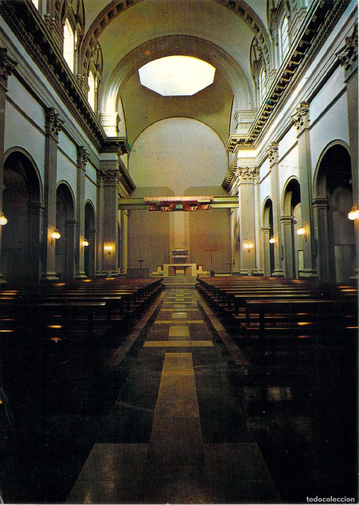 Postales: Postal del interior del Templo Sepulcro de San Antonio Mar&iacute;a Claret en Vic