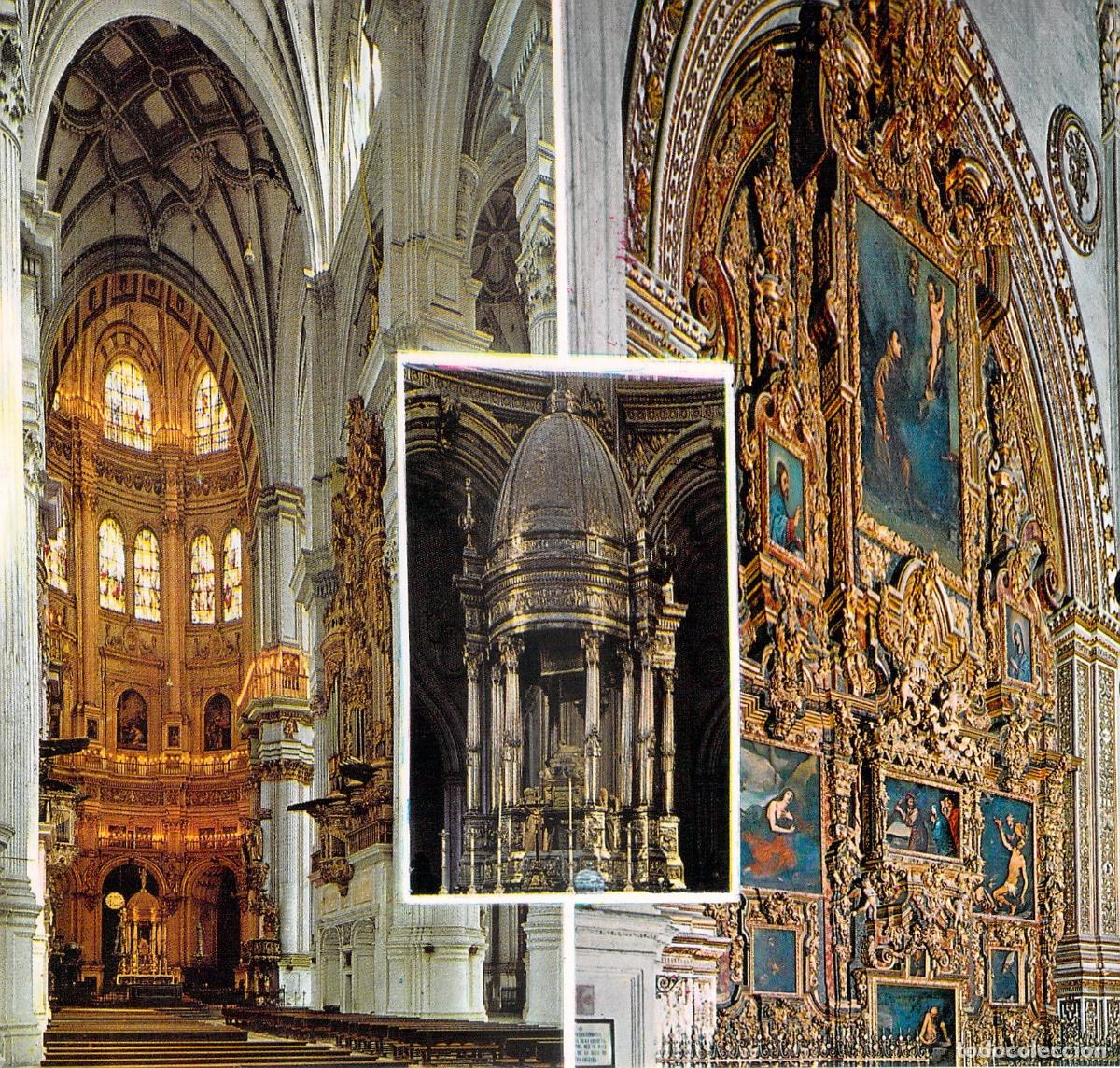 Postales: Postal de la Catedral de Granada interior