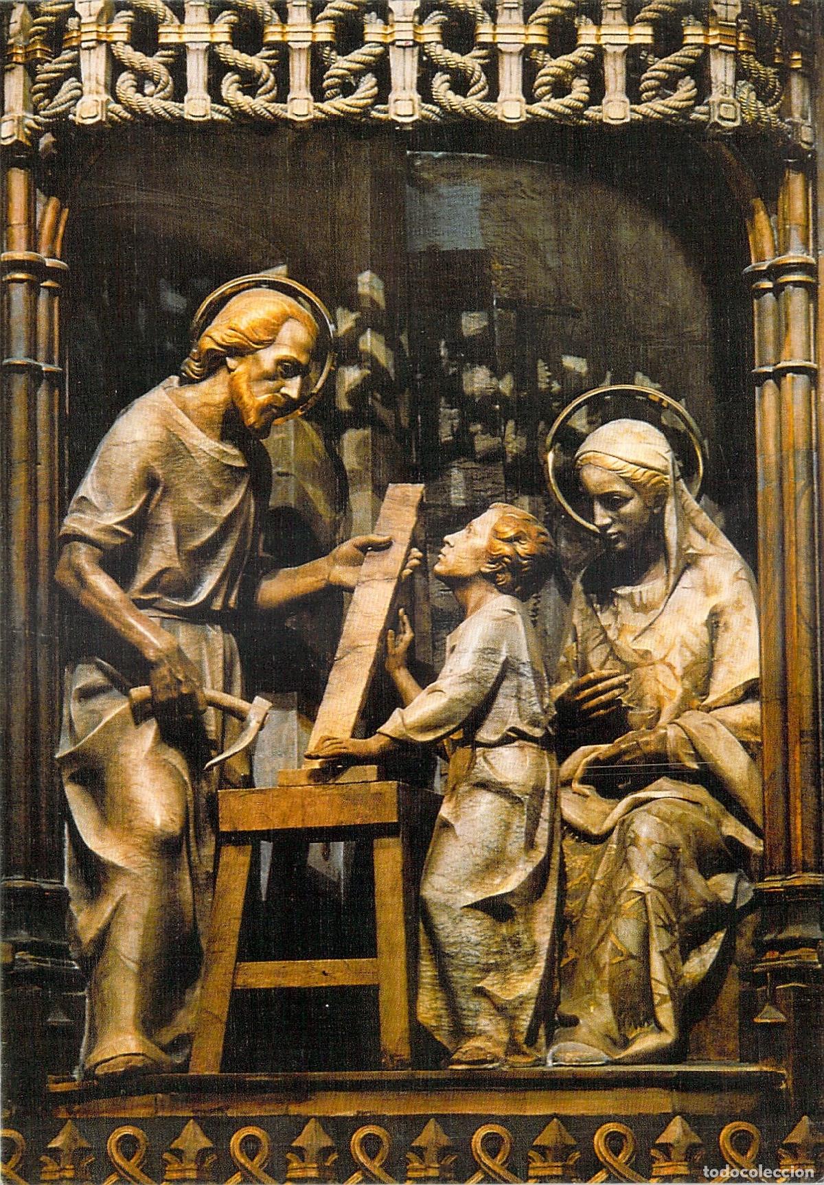 Postales: Postal del Taller de Nazaret en el Retablo de Torreciudad