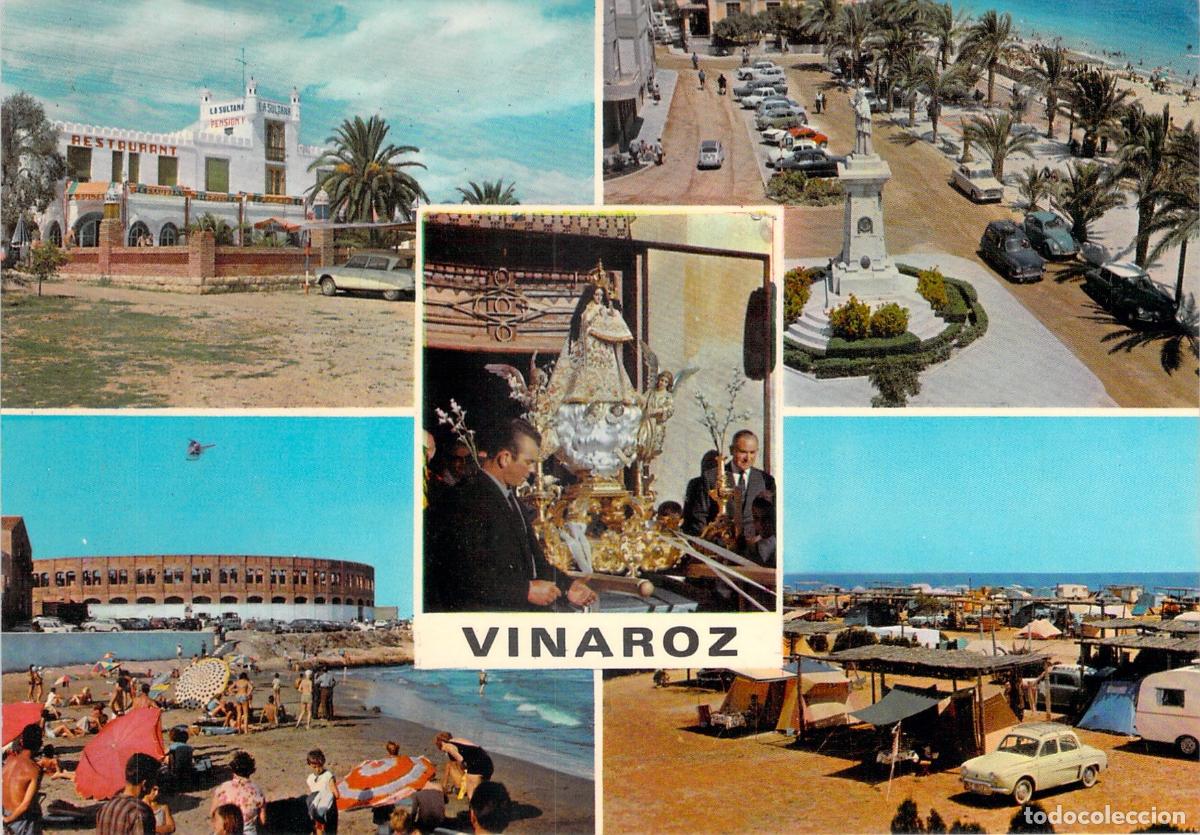 Postales: Postal de Vinaroz Castell&oacute;n con Vistas del Restaurante La Sultana y Playa