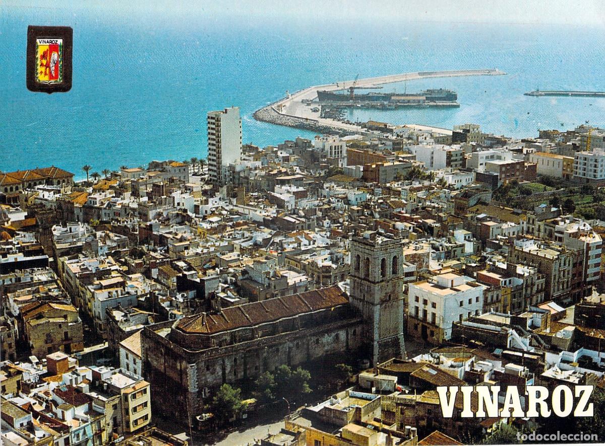 Postales: Postal de vista a&eacute;rea de Vinaroz, Castell&oacute;n