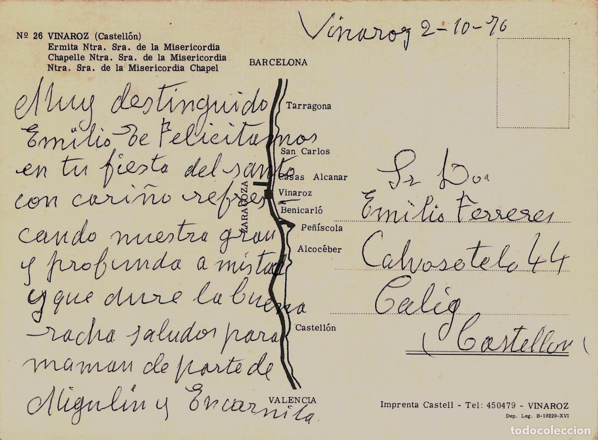 Postales: Postal de la Ermita de la Misericordia en Vinaroz, Castell&oacute;n - Foto 2