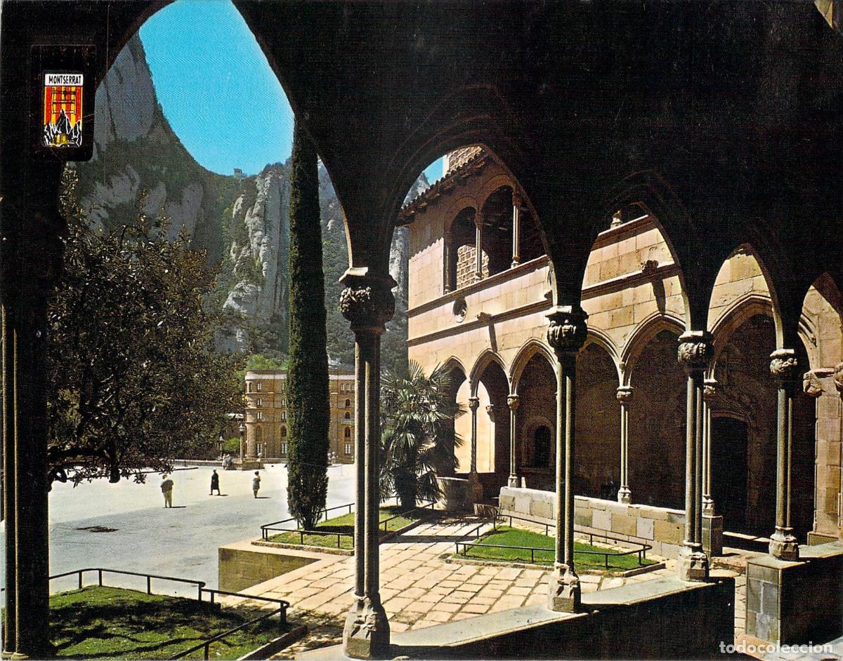 Postales: Postal de Montserrat, Claustro del Monasterio