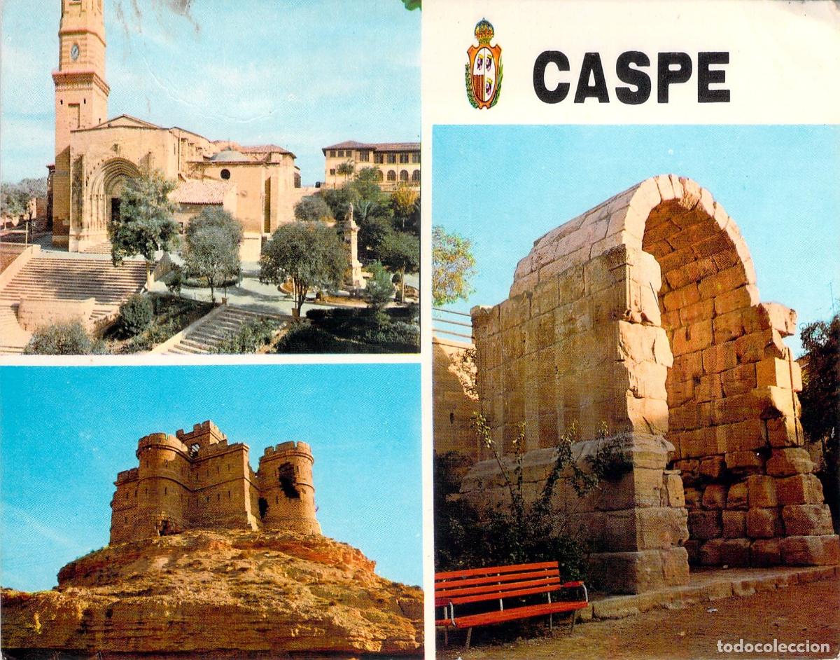 Postales: Postal de Caspe, Arag&oacute;n - Vistas de Monumentos