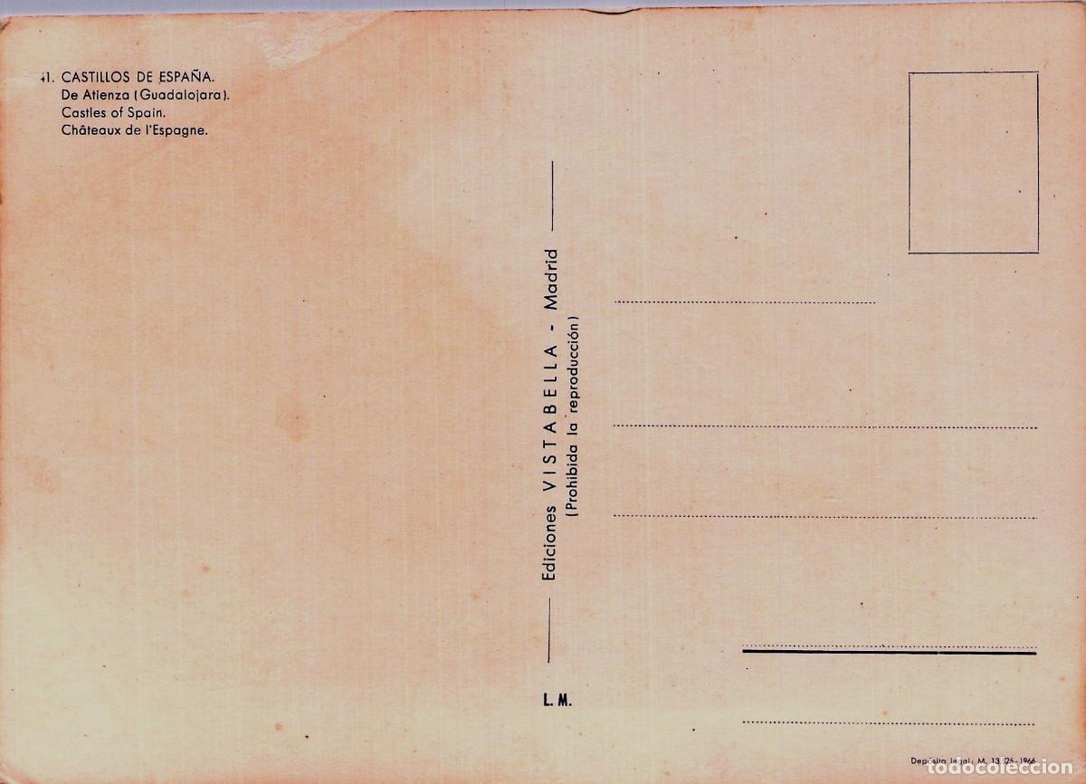 Postales: Postal del Castillo de Atienza en Guadalajara - Foto 2