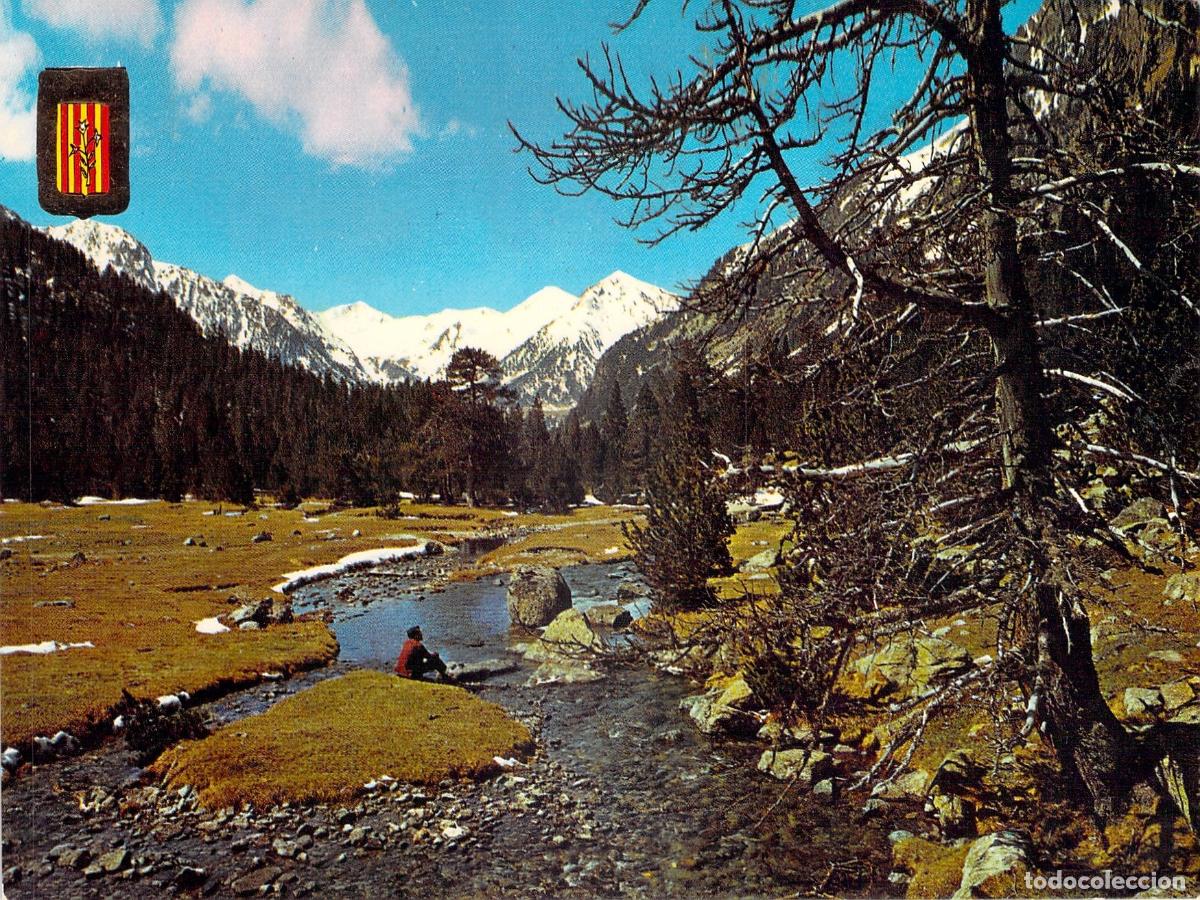 Postales: Postal del Parque Nacional de Aig&uuml;es Tortes en el Pirineo Catal&aacute;n
