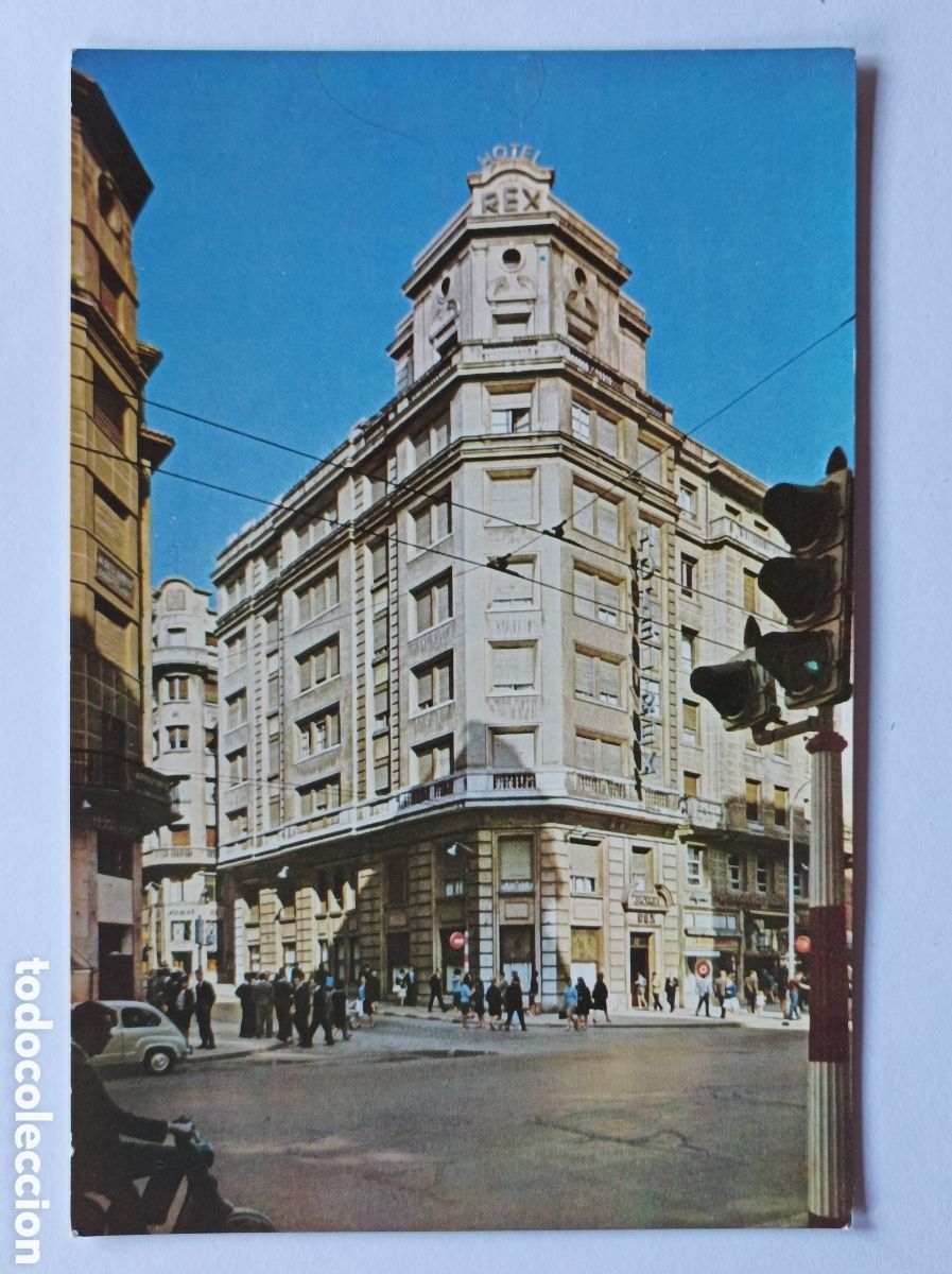 Postales: HOTEL REX. SANTANDER. VALMAN. SIN CIRCULAR. - Foto 1