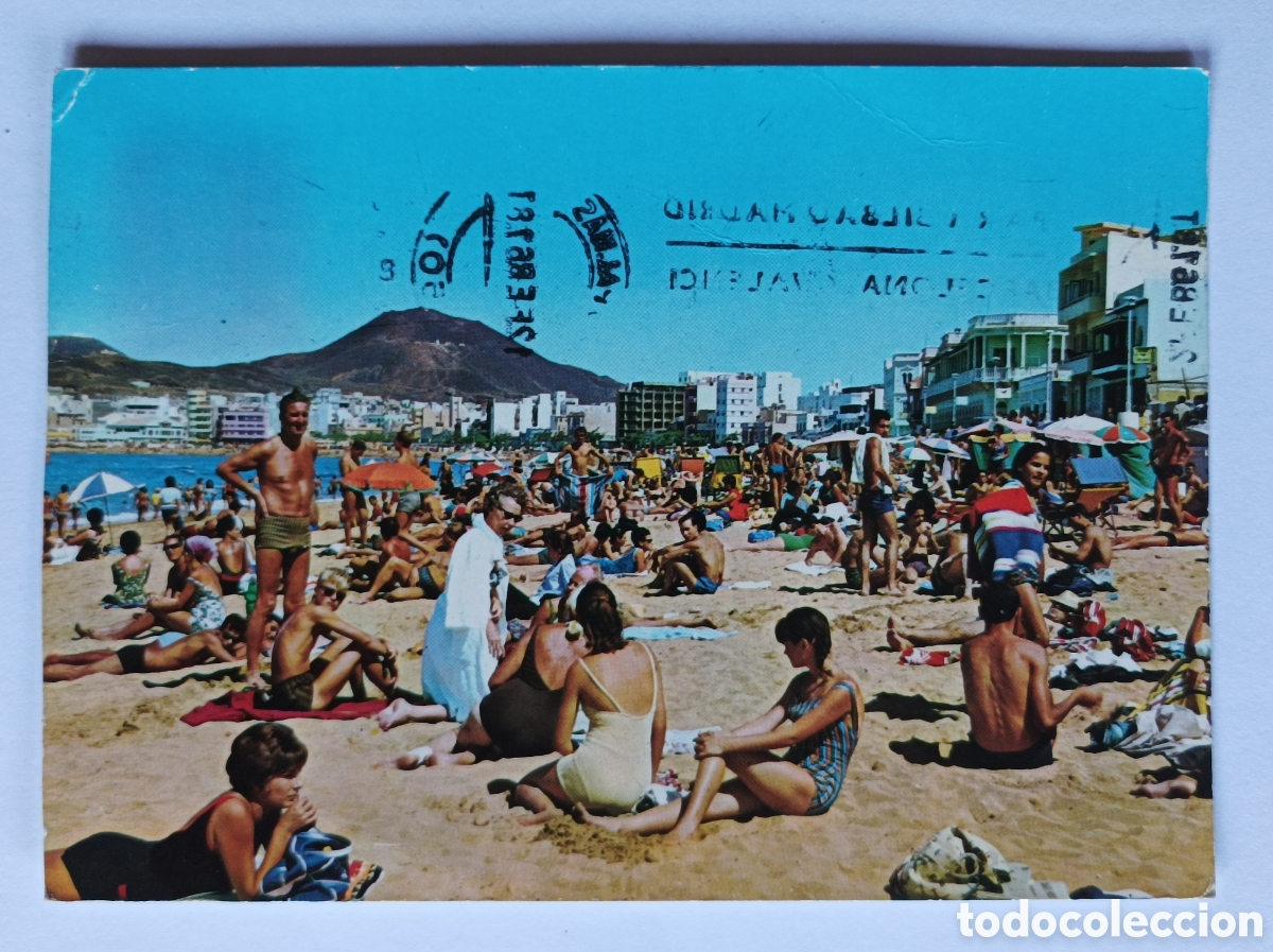 Postales: POSTAL LAS PALMAS DE GRAN CANARIA. CANTERAS. VALMAN. CIRCULADA 1967.