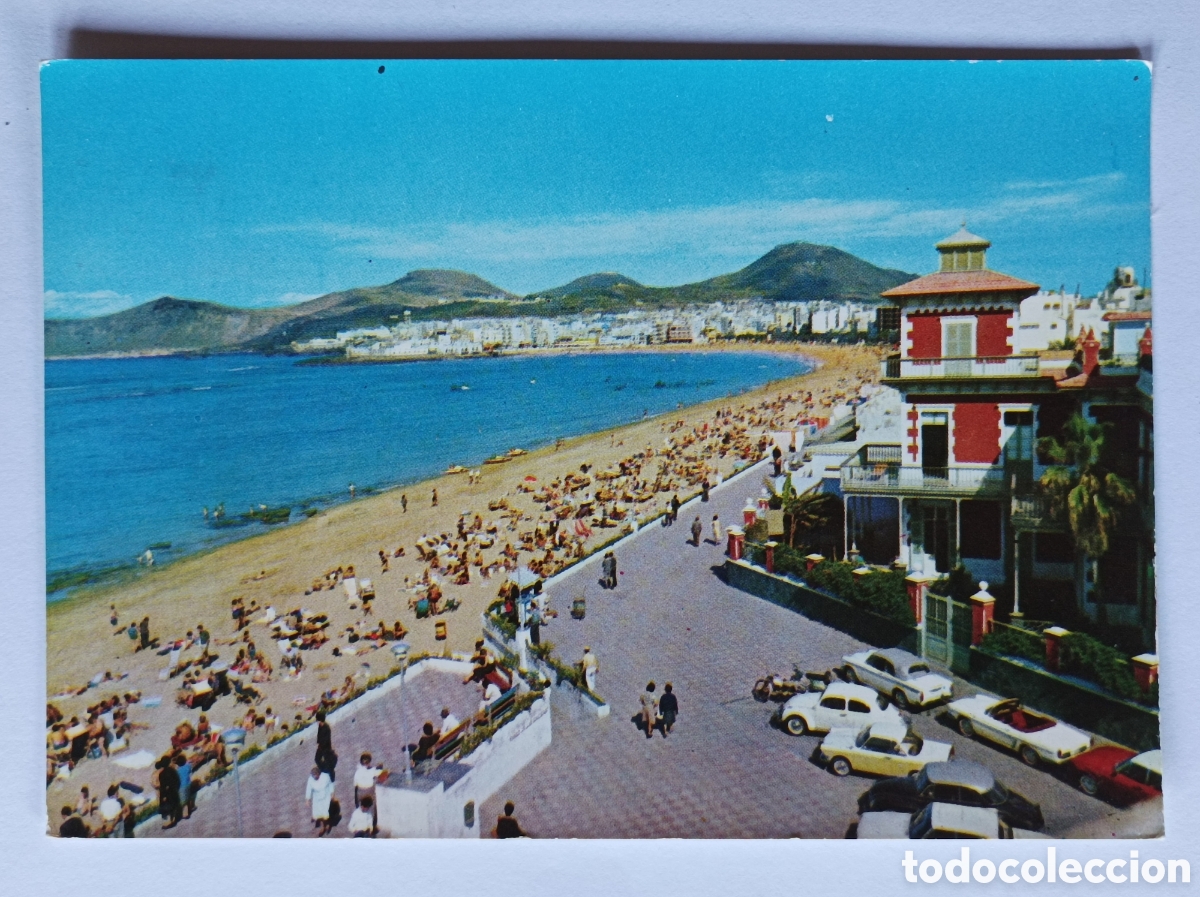 Postales: POSTAL LAS PALMAS DE GRAN CANARIA. CANTERAS. VALMAN 217. CIRCULADA 1963.