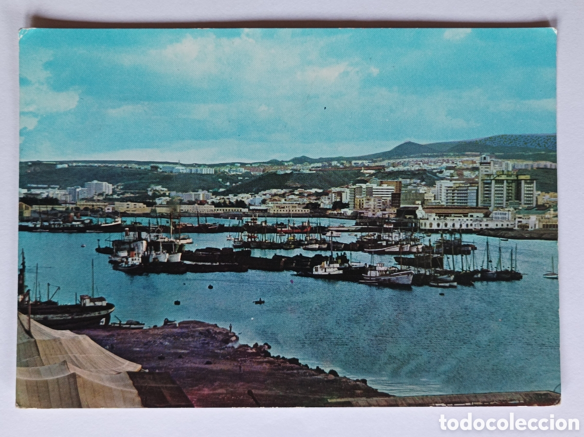 Postales: POSTAL LAS PALMAS DE GRAN CANARIA. PUERTO DE LA LUZ. VALMAN 325. CIRCULADA 1967.