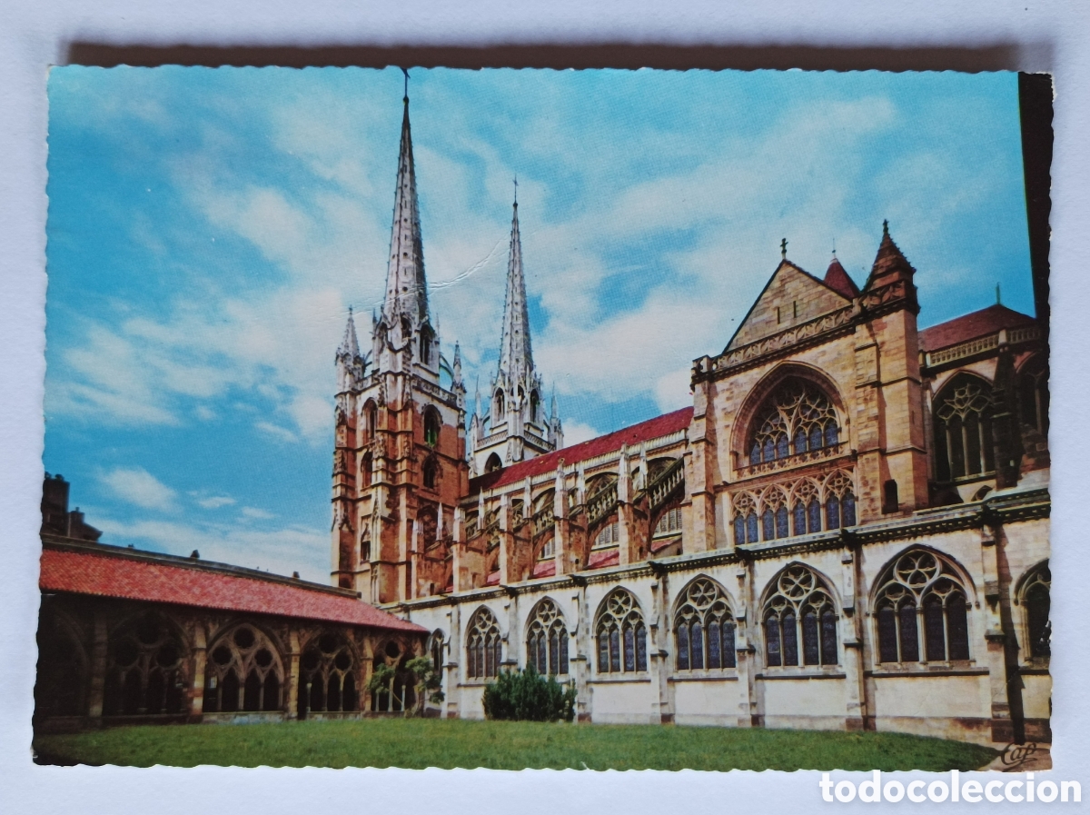 Postais: POSTAL BAYONA. CATEDRAL. PHOTOMECANIQUES 1187. CIRCULADA.