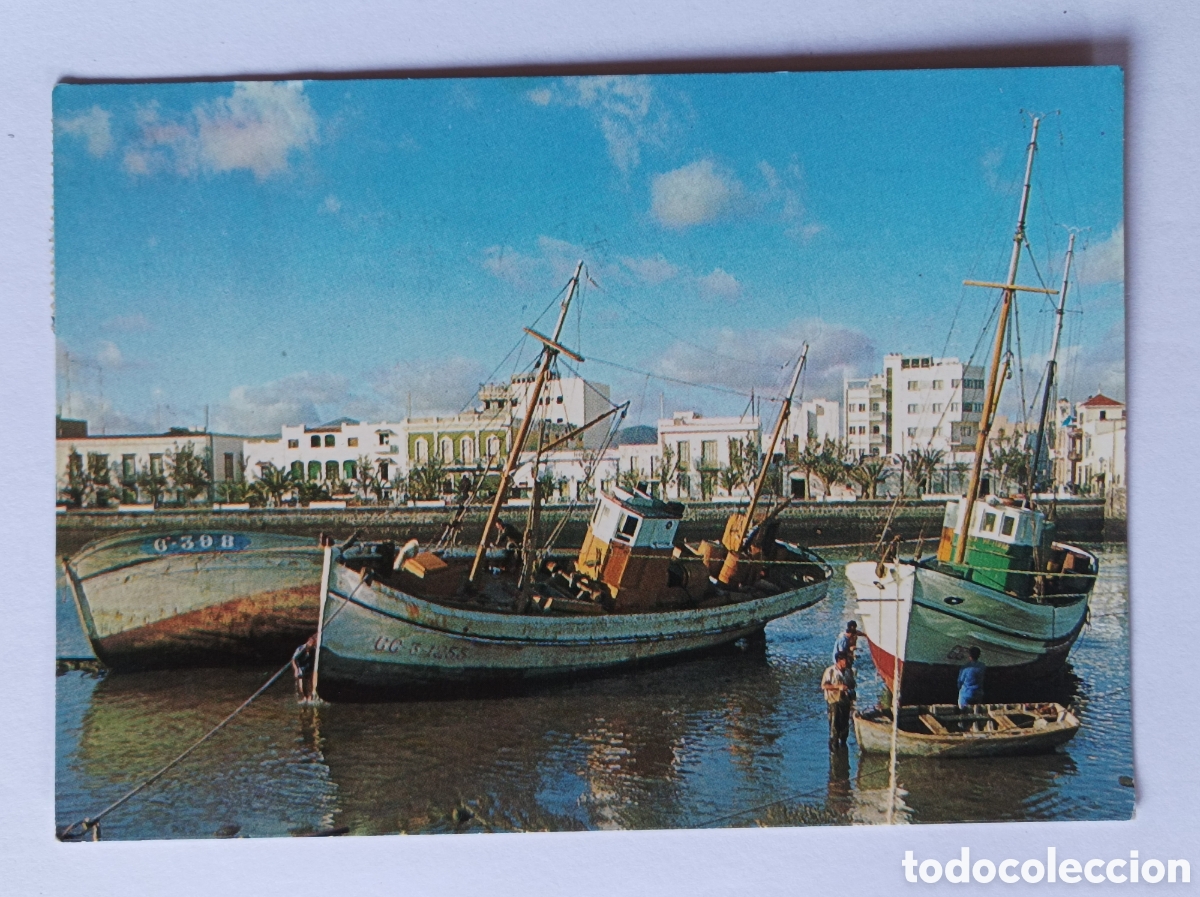 Postales: POSTAL ARRECIFE DE LANZAROTE. EDITORIAL CANARIA 509. CIRCULADA 1967.