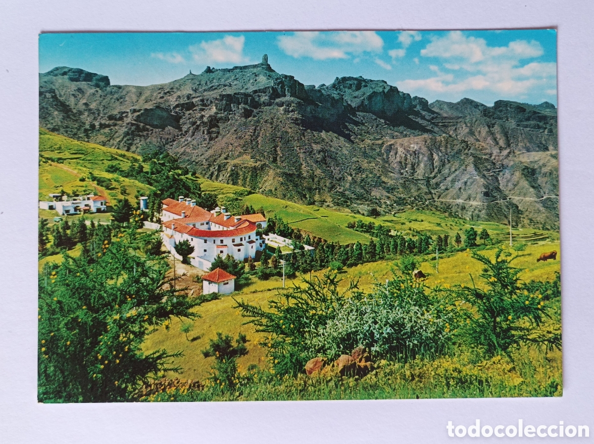 Postales: POSTAL CRUZ DE TEJEDA. GRAN CANARIA. KRUGER. CIRCULADA 1967.