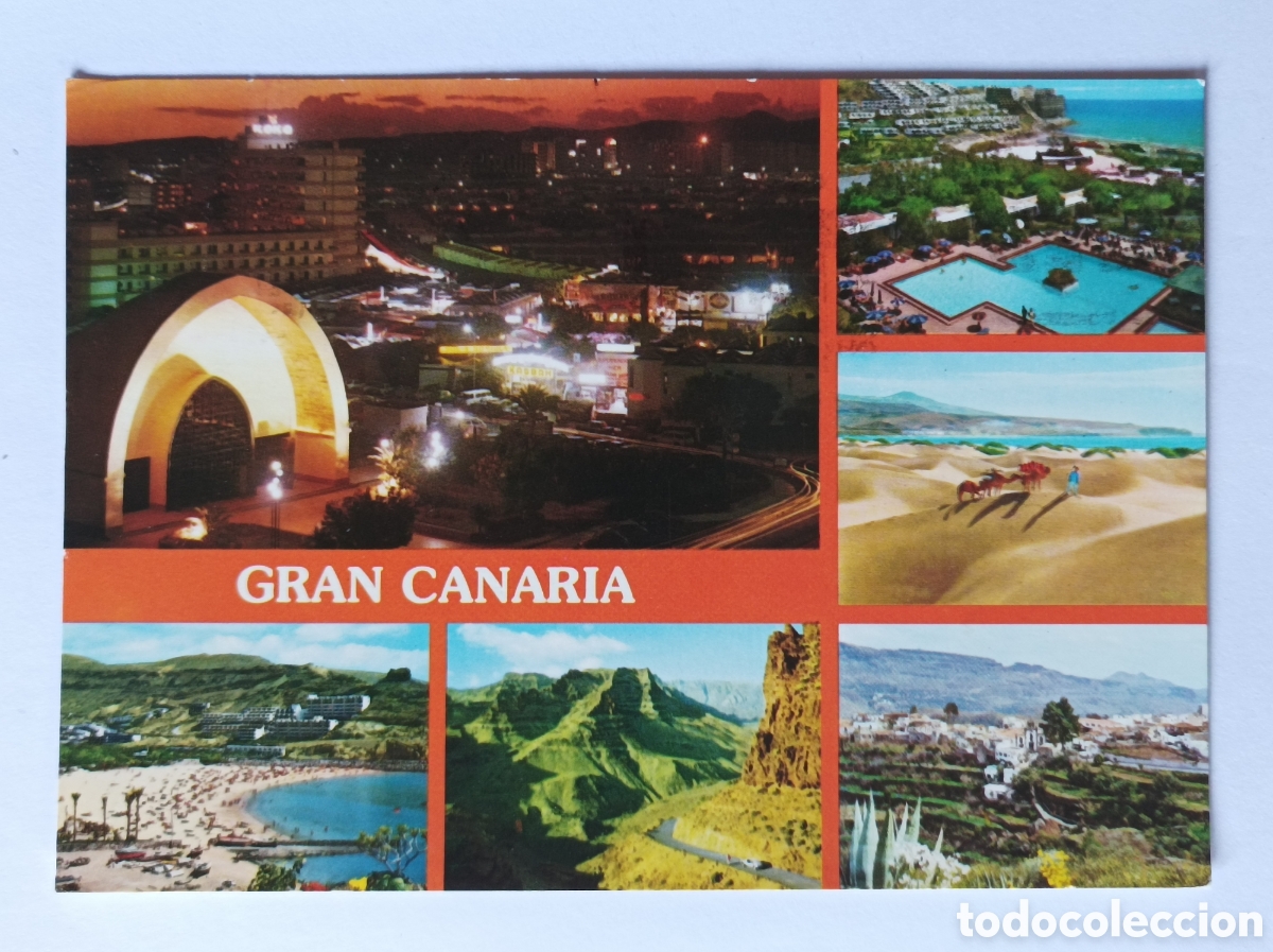 Postales: POSTAL GRAN CANARIA. BEN&Iacute;TEZ HERMANOS. CIRCULADA.