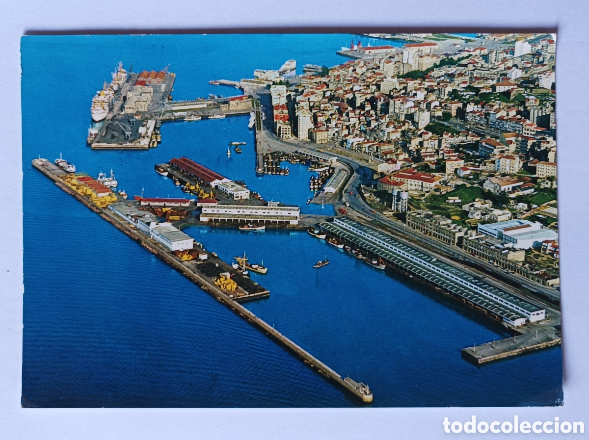 Postales: POSTAL VIGO. VISTA AEREA. MAXIMO DE DIOS. ALARDE 407. CIRCULADA 1967.