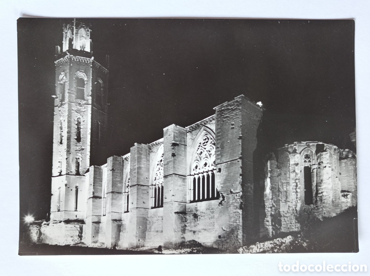 Postales: POSTAL L&Eacute;RIDA. SEO ANTIGUA DE NOCHE. SOBERANAS 41. SIN CIRCULAR.
