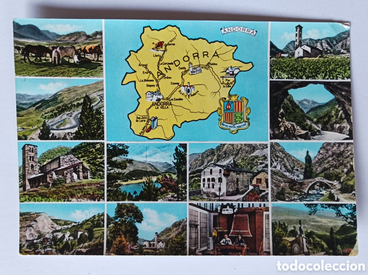 Postales: POSTAL ANDORRA. FOTOCOLOR. CIRCULADA 1963.
