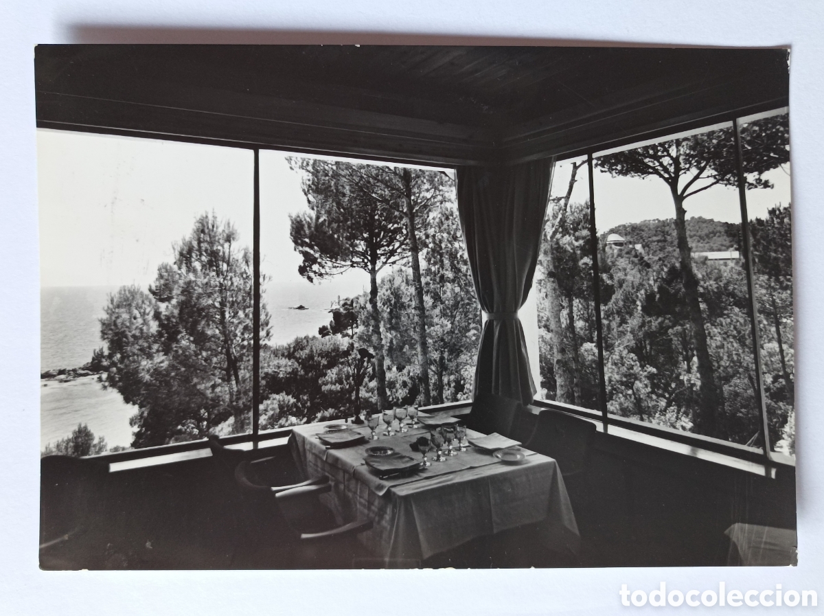 Postales: POSTAL HOTEL SANTA MARTA. LLORET DE MAR. SOBERANAS 8. CIRCULADA 1959.
