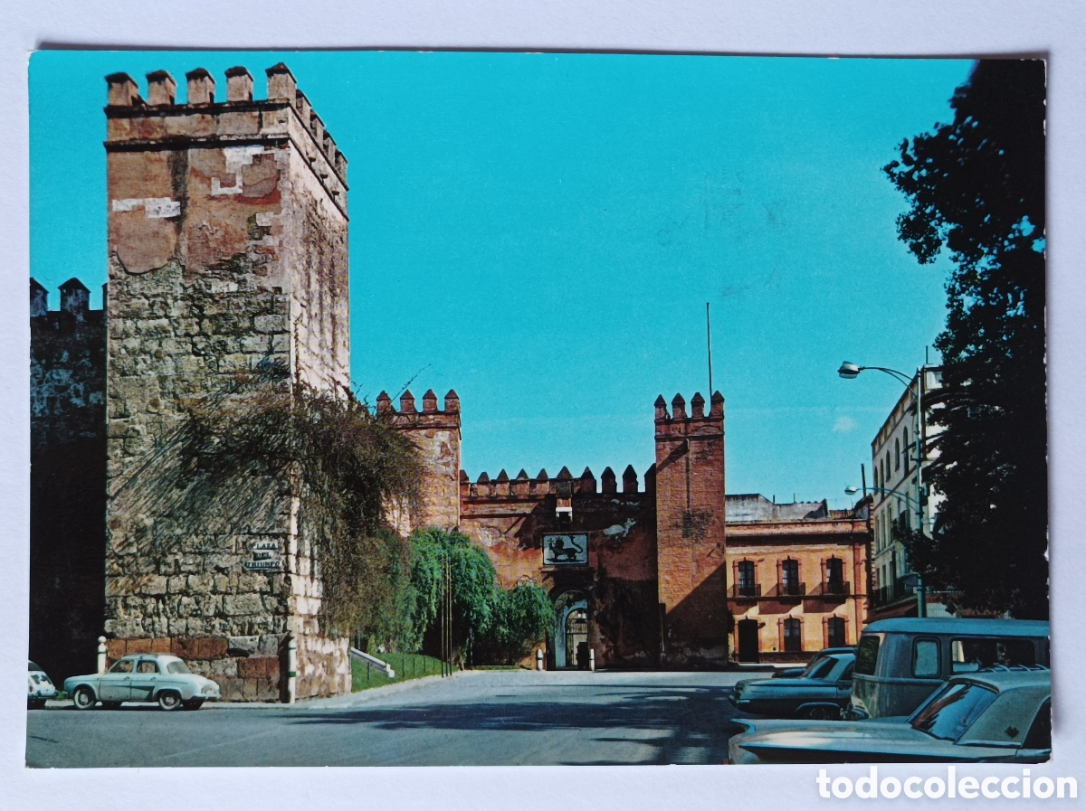 Postales: POSTAL SEVILLA. REALES ALC&Aacute;ZARES. GARABELLA 23. CIRCULADA 1964.