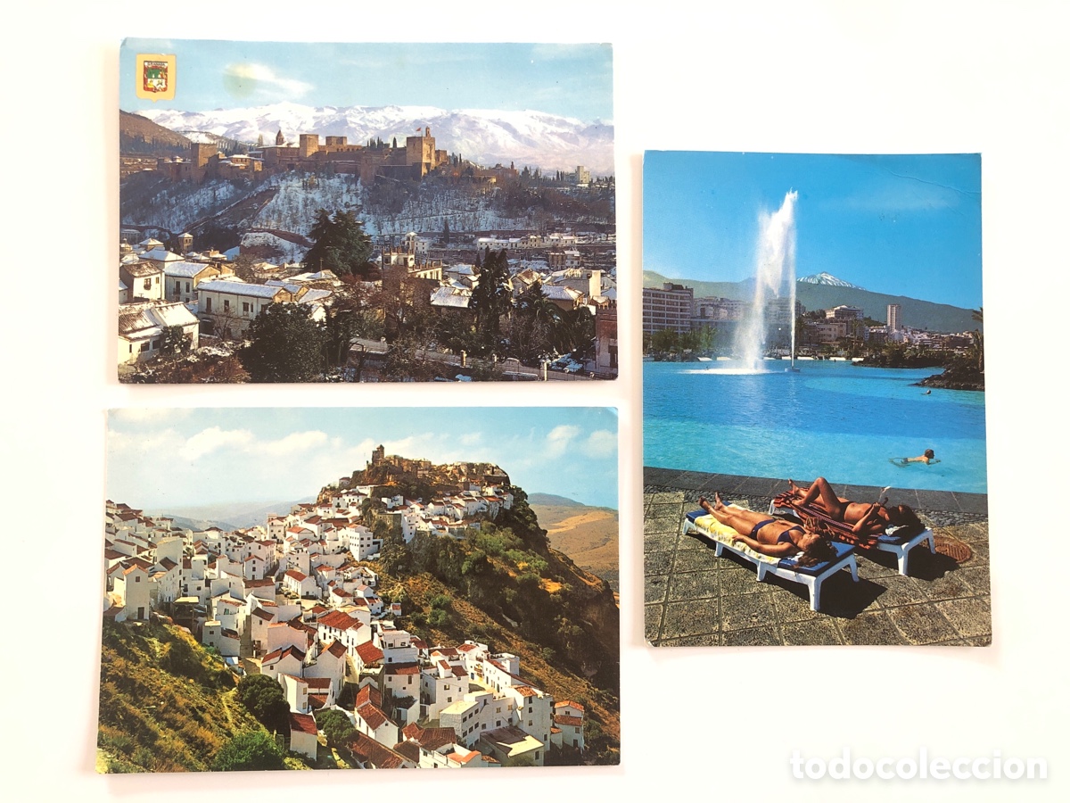Postales: Postales Espa&ntilde;a con sellos de Juan Carlos I