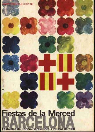 Postales: FIESTAS DE LA MERCED , BARCELONA - Foto 1