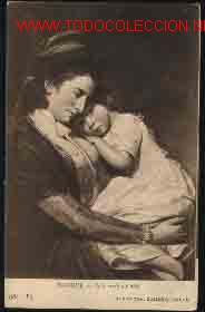 Postales: 109 ROMNEY.- LADY WITH A CHILD - Foto 1