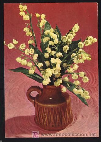 Postales: postal flores - sin escribir - Foto 1