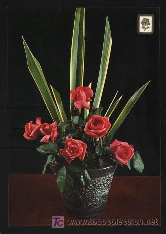 Postales: postal  flores- sin escribir - Foto 1