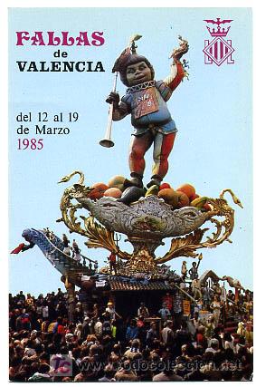 Postales: POSTAL 113 PUBLICIDAD FALLAS DE VALENCIA 1985 - Foto 1