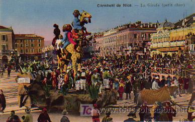 Postales: CARNAVAL. LA GIRAFE (PETIT CHAR). CARNAVAL DE NICE - Foto 1