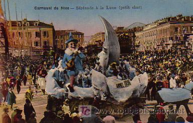 Postales: CARNAVAL. SERENADE A ALA LUNE (PETIT CHAR). CARNAVAL DE NICE - Foto 1