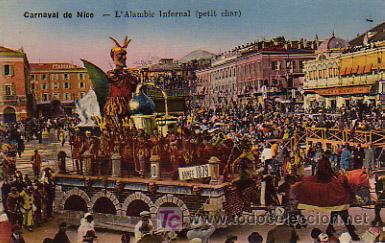 Postales: CARNAVAL. LALAMBIC INFERNAL (PETIT CHAR). CARNAVAL DE NICE - Foto 1