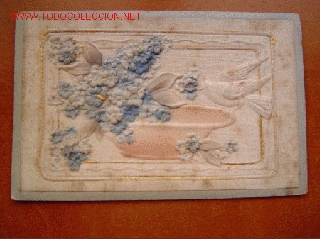 Postales: Postal con relieve. - Foto 1