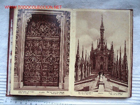Postales: libro  postales 32 VEDUTE MILANO - Foto 3