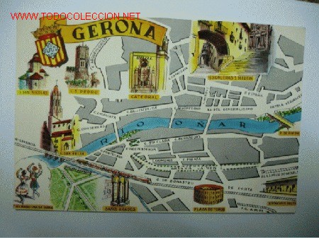 Postales: GERONA - Foto 1